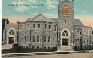 FREEPORT, Illinois, PU-1915; Embury M.E. Church