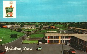 Vintage Postcard Holiday Inn Rooms Swimming Pool Restaurant Springfield Missouri