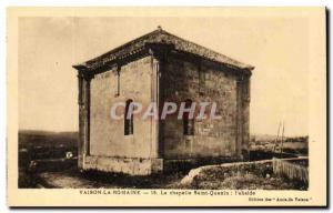 Old Postcard Vaison La Romaine The Chateau Saint Quenin apse