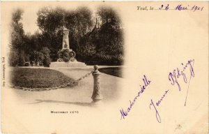 CPA TOUL - Monument 1870 (483455)