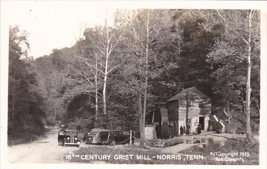 Tennessee Norris 18th Century Grist Mill Real Photo