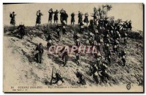 Old Postcard War of 1914 1915 Regt & # 39Infanterie a L & # 39assaut Army