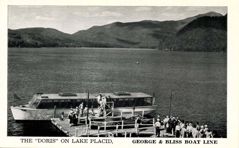 NY - Lake Placid. The Doris, George Bliss Boat Line