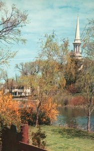 Cape Cod Congregational Church Parish Sandwich Massachusetts Vintage Postcard
