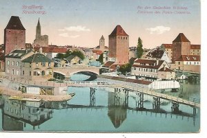 Strasbourg.  Bel gen Gedeckten .  Environs des Ponts-Couverts.