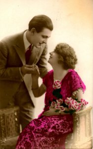 Romantic Couple.    *RPPC