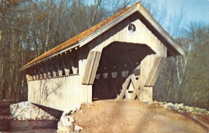 The Red Mill Cocered Bridge - Waupaca, Wisconsin WI  