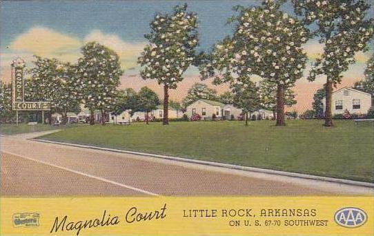 Arkansas Little Rock Magnolia Court Albertype