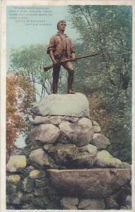 Massachusetts Lexington Statue Of Captain Parker