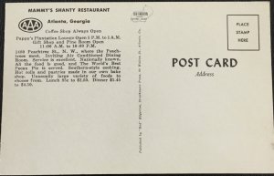 Unused Postcard Mammy's Restaurant Civil War LB