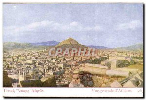 Postcard Ancient Greece Greece General view of & # 39Athenes