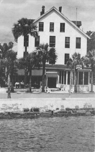 1940s Ocean View Hotel Waterfront St Augustine Florida Postcard 8674