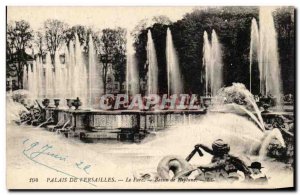 Old Postcard Palace Of Versailles Bassin de Neptune Park