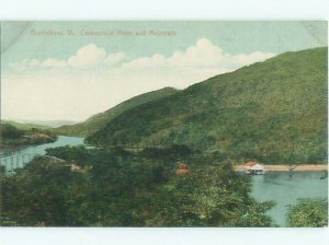 Divided-back RIVER SCENE Brattleboro Vermont VT AE6716