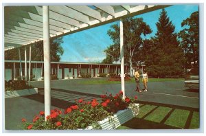 c1960's The Georgian Entrance Scene Lake George Adirondacks New York NY Postcard