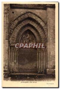 Old Postcard Aulnay L Church A vault of the main façade rating drois