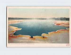 Postcard Big Blue Spring, Lower Geyser Basin, Yellowstone Park, Wyoming