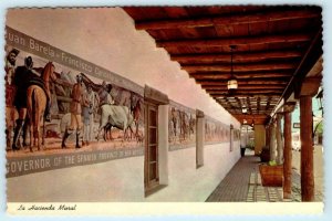 Old Town ALBUQUERQUE, New Mexico NM ~ Mural HACIENDA DINING ROOM 4x6Postcard