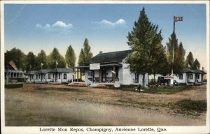 Champigny Quebec QB Lorette Mon Repos Hotel Vintage Postcard