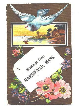 Greetings from Marshfield Massachusetts, Used 190_