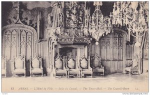 The Town Hall, The Council Room, Arras (Pas de Calais), France, 1900-1910s
