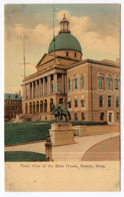 Boston, Mass, Front View of the State House