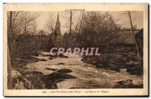 Old Postcard The Tourailles The Oak and the Church