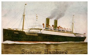 Steamer Hamburg , Hamburg American Line