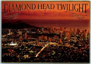 M-12381 Diamond Head Twilight Honolulu Hawaii