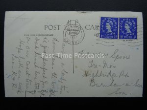 Cornwall PENZANCE Promenade & Beach 1950's RP Postcard