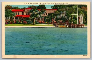 Postcard Cove Hotel Right ON The Bay Panama City Florida FL Linen