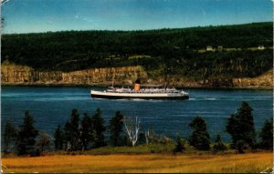 Vtg C.P.R Ferry Princess Helene Between Nova Scotia & New Brunswick Postcard