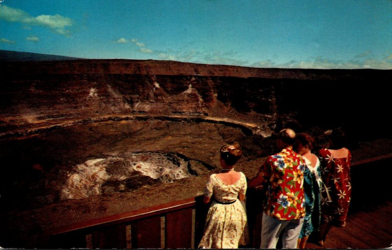 Hawaii Big Island Halemaumau Firepit Kilauea Volcano