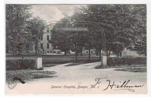 General Hospital Bangor Maine 1909 postcard