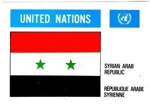 Flag, Syrian Arab Republic, United Nations