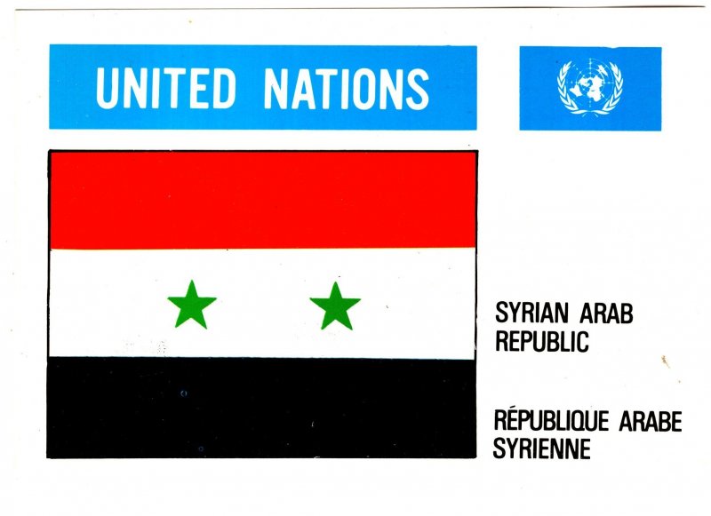Flag, Syrian Arab Republic, United Nations