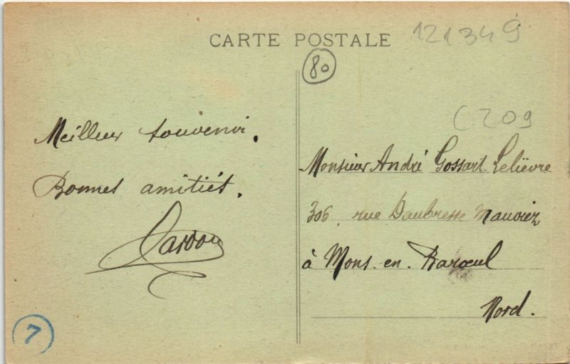 CPA PERONNE - L'Avenue de la Gare (121349)