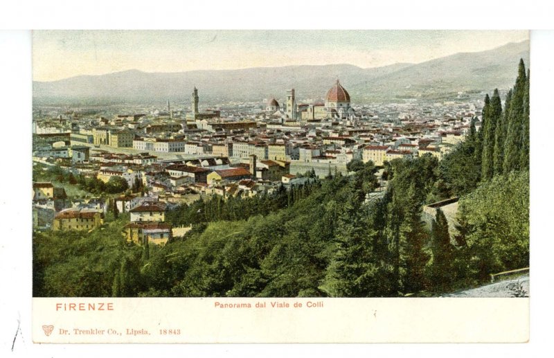 Italy- Florence (Firenze). Panorama from Colli Avenue