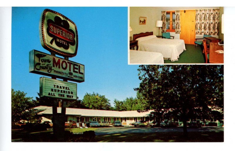 VT -  Burlington. Town & Country Motel