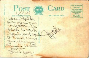 Three Churches on the Green New Haven Connecticut CT 1920s Postcard UNP