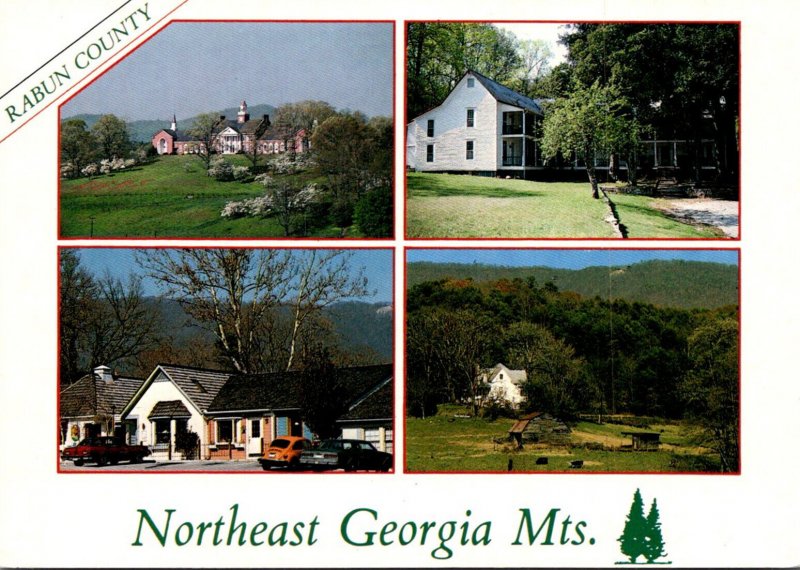 Georgia Rabun County Multi View Northeast Georgia Mountains