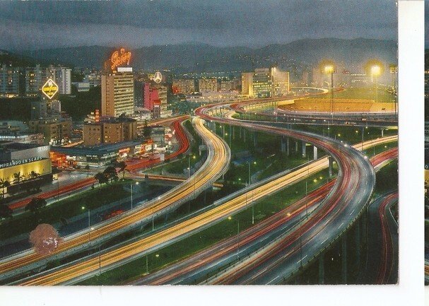 Postal 047015 : Cruce de las autopistas llamado El Pulpo. Caracas - Venezuela