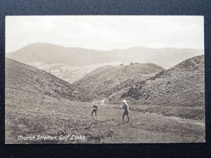 Shropshire CHURCH STRETTON Golf Links c1915 Postcard by G.Dunn / Frith