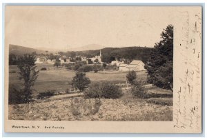 1906 Wevertown New York And Vicinity Adirondacks Riparius NY RPPC Photo Postcard 