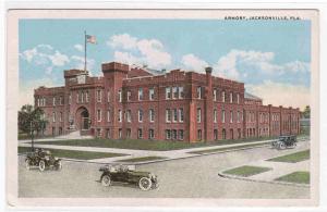 Armory Jacksonville Florida 1920s postcard