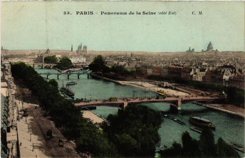 CPA PARIS (7e) Panorama de la Seine cote Est (534864)