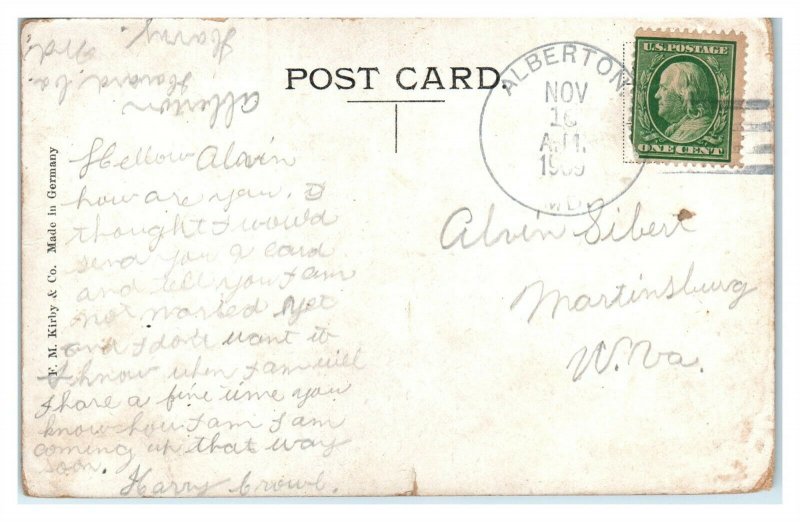 1909 Fort Carrol, Baltimore, MD Postcard *6S(3)15