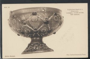 British Museum Postcard - Enamelled Bowl of a Ciborium, Limoges  RS12348