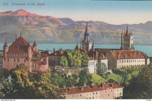 LAUSANNE, Switzerland, 1900-10s; Lausanne et les Alpes