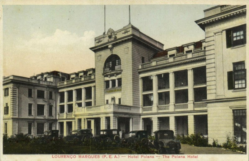 PC CPA MOZAMBIQUE, LOURENCO MARQUES, HOTEL POLANA, Vintage Postcard (b24883)